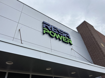 Resa Power Building Sign<br />  Photo